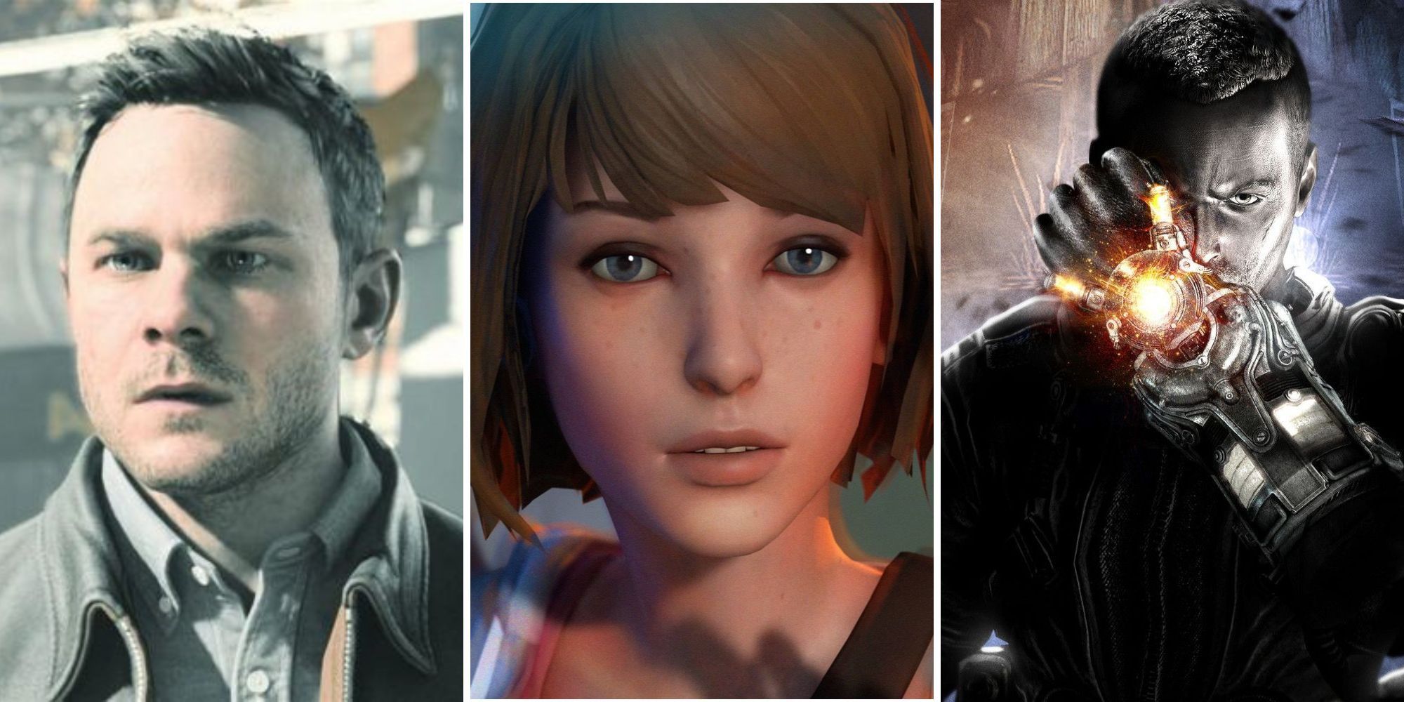Главные герои игр Quantum Break, Life Is Strange и Singularity, обладающие способностью контролировать время.