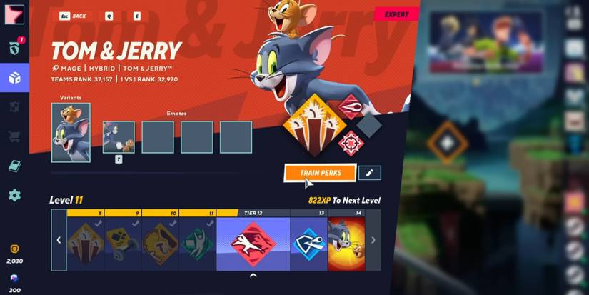 MultiVersus - Train Perks