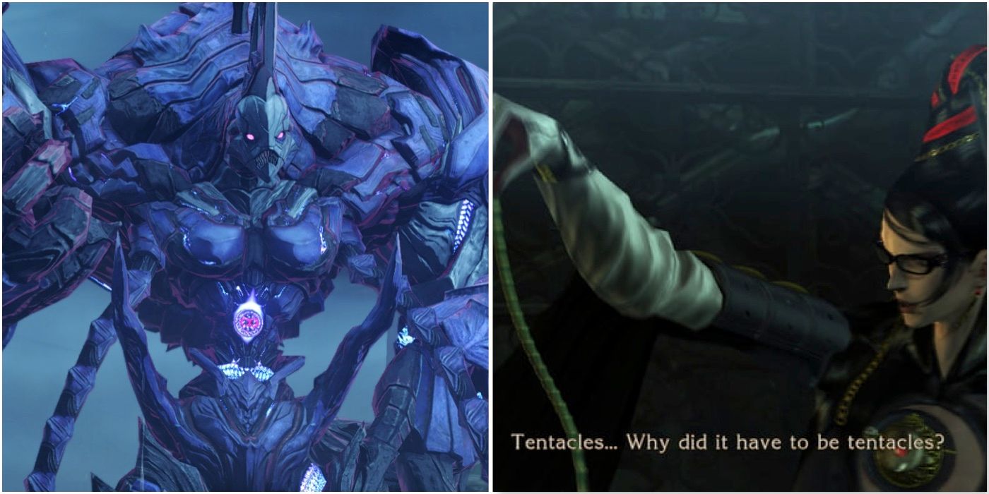 A Xenoblade Chronicles 3 meme involving Bayonetta