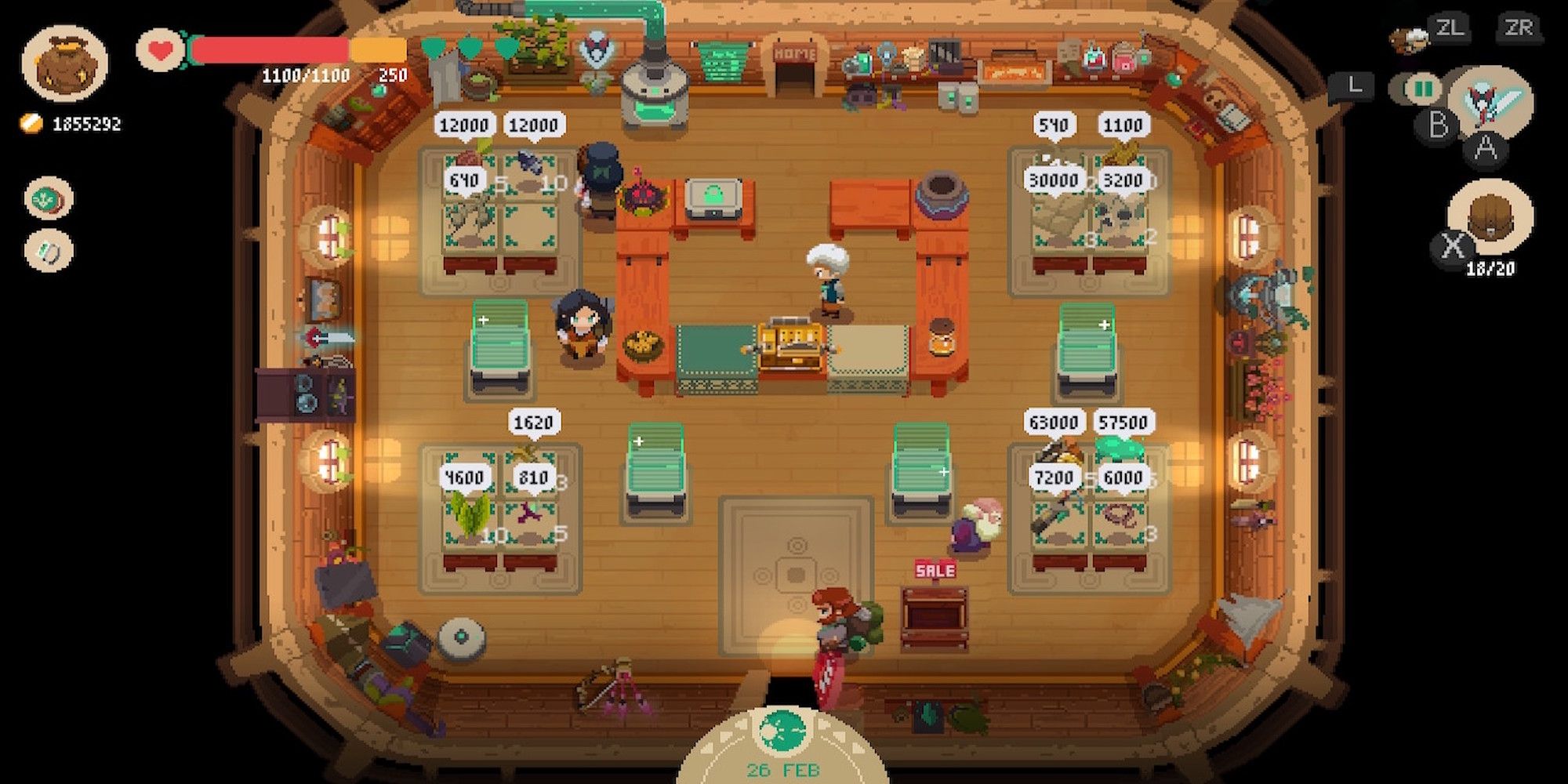 Running your shop in Moonlighter