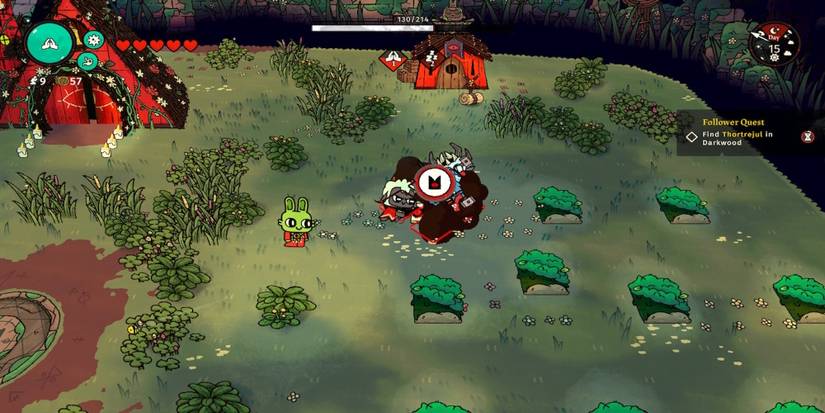 Tending to your land in Cult of the Lamb