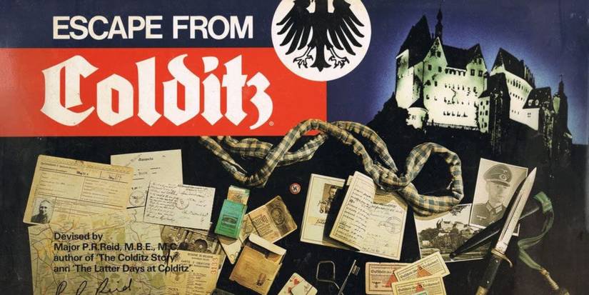 Escape From Colditz Board Game Box Art