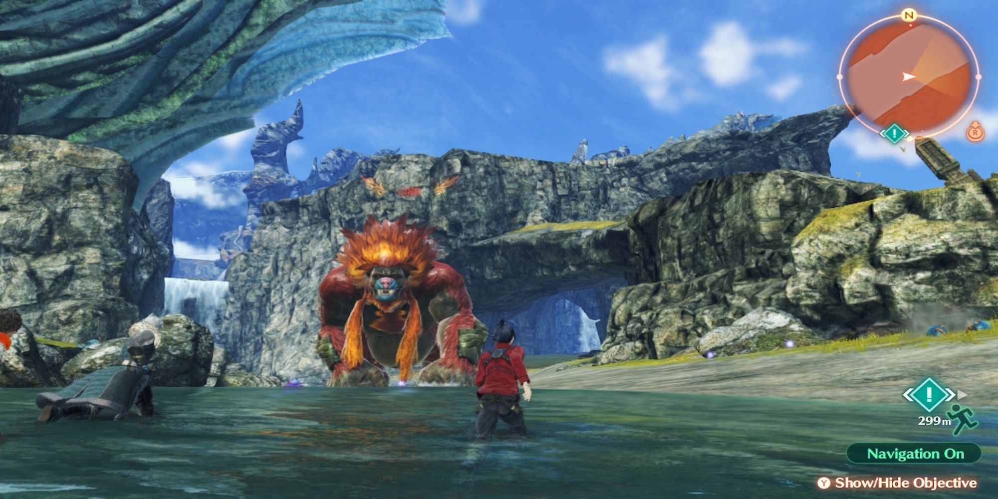 Exploring the world in Xenoblade Chronicles 3
