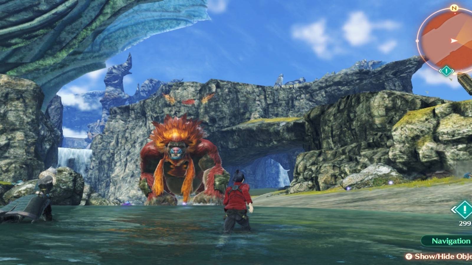 Exploring the world in Xenoblade Chronicles 3