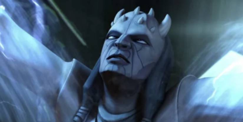 Eeth Koth being subjected to Crucitorn in Star Wars