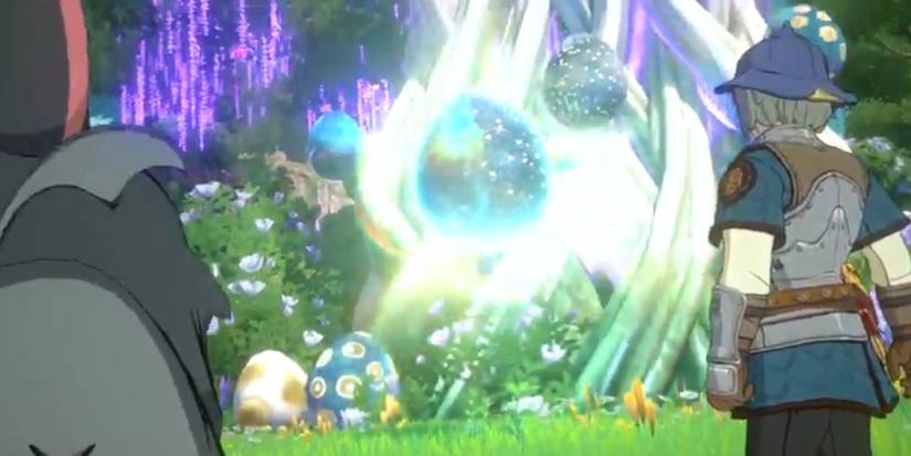 A Familiar about to hatch in Cross Worlds