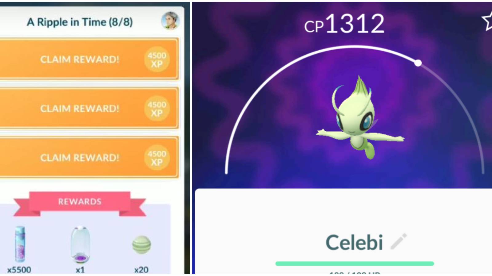 A Ripple In Time Pokemon GO