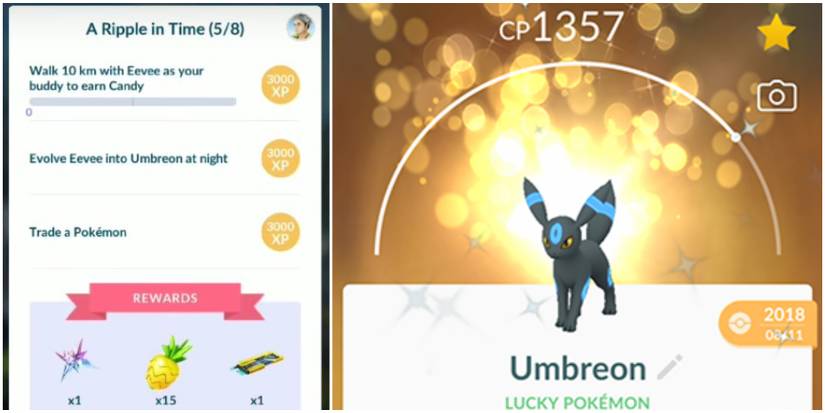 Pokemon A Ripple Time A Ripple in Time Tasks and Rewards - Pokemon GO