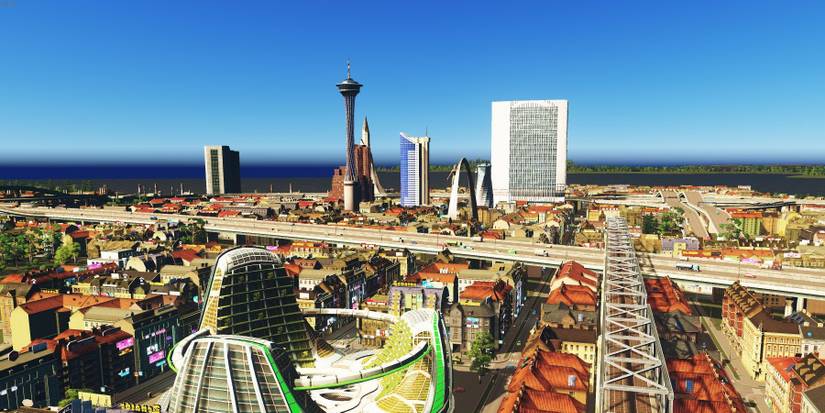 A city and its monuments  made through taxes