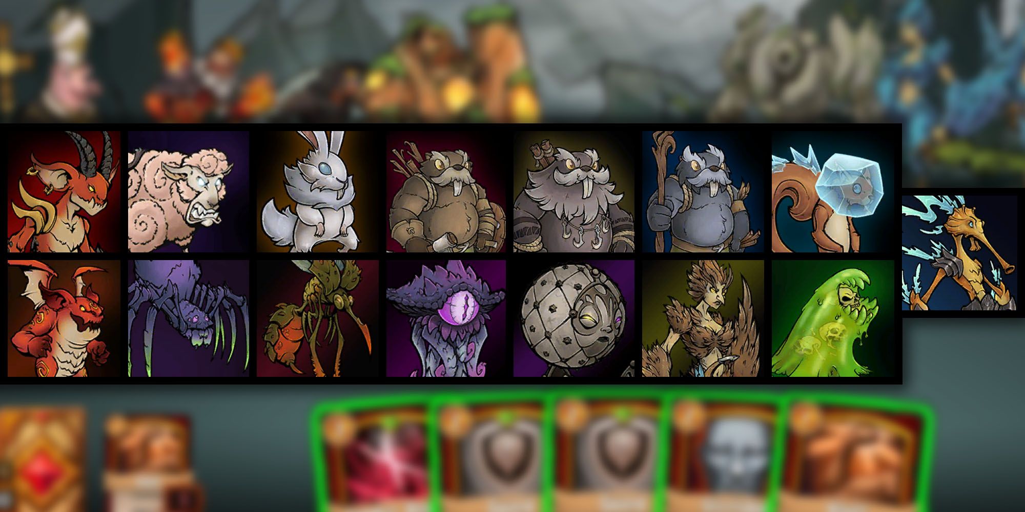 Across The Obelisk - All Pet Icons Side By Side In-Order