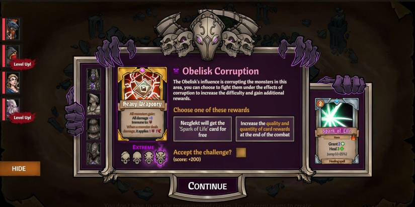 Across the Obelisk - Corruption