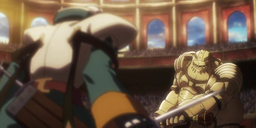 Ainz Fights Go Gin The Warrior King - Overlord IV Episode 4