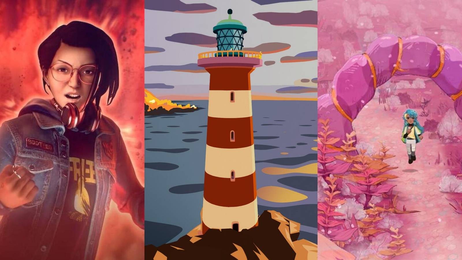 Alexandra in Life is Strange True Colors, lihgthouse in I Am Dead, charcter in  I Was a Teenage Exocolonist