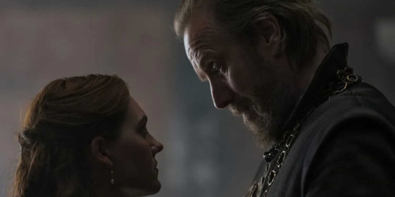 Alicent and Otto Hightower in House of the Dragon.