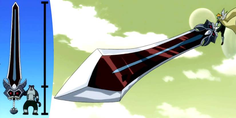 Anime Weapons with Useless Real-life Application Panther Lily's Bustermarm Sword (Fairy Tale)