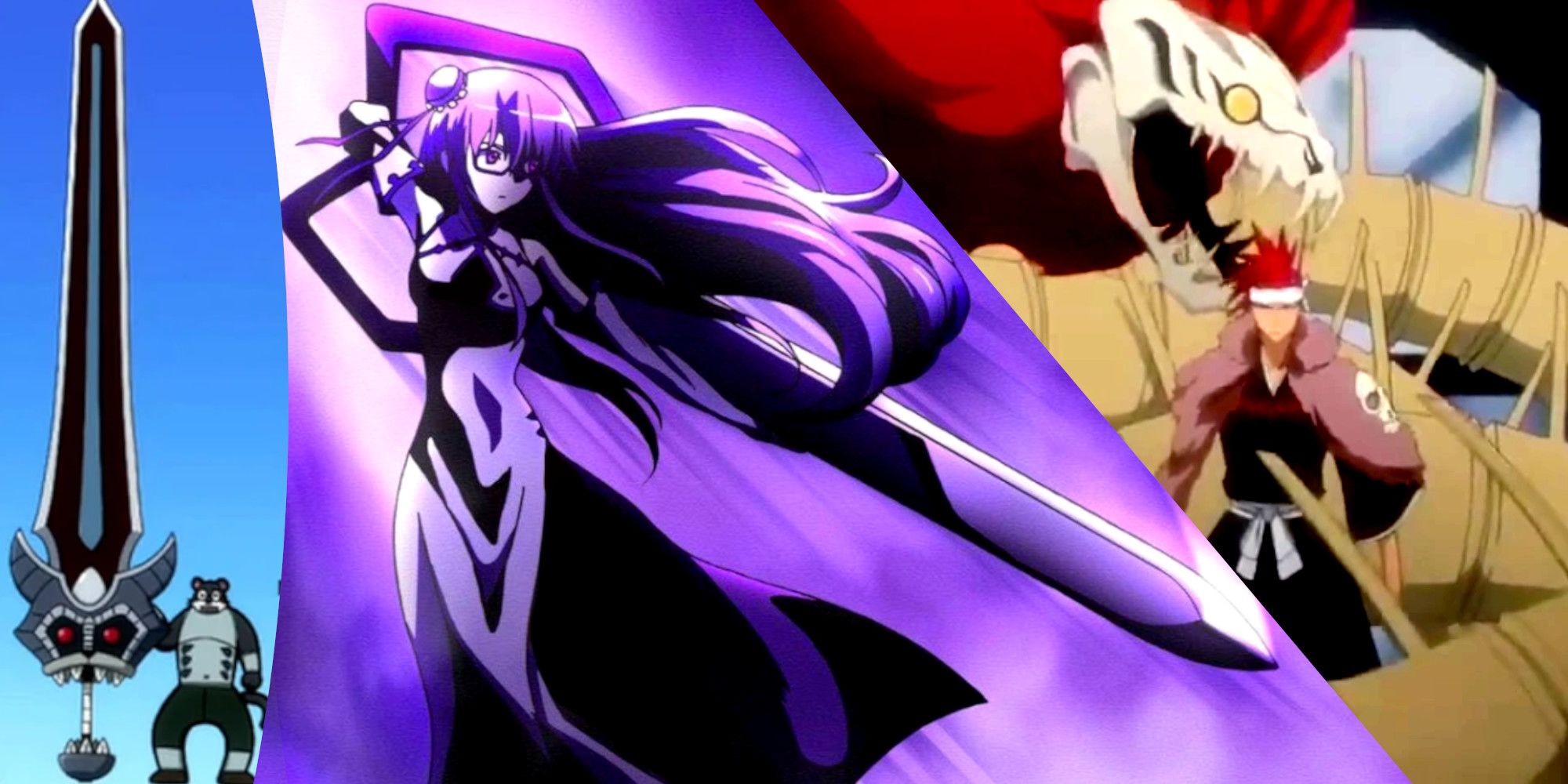 Anime Weapons with Useless Real-life Application Sheere's Cutter of Creation: Extase (Akame Ga Kill!) Renji Abarai's Soo Zabimaru (Bleach) Panther Lily's Bustermarm Sword (Fairy Tale)