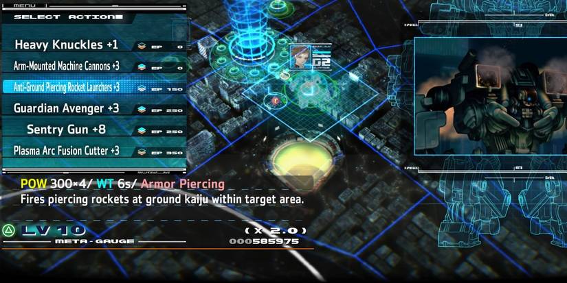 Anti-Ground Piercing Rocket Launchers in the select menu