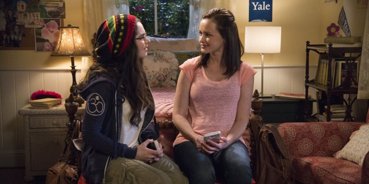 April and Rory in Gilmore Girls: A Year in the Life