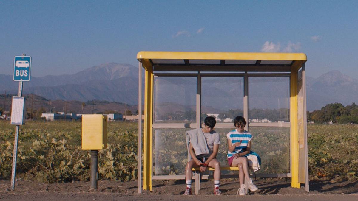 Aristotle and Dante Discover the Secrets of the Universe production still 