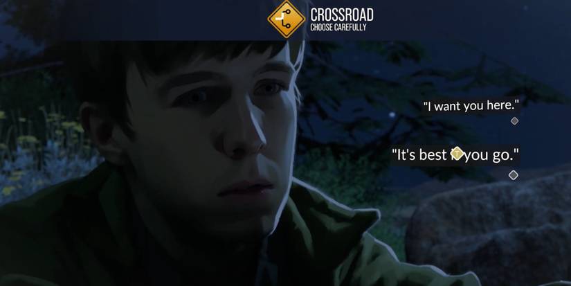 As Dusk Falls I Want You Here or It's Best If You Go will decide if Jay finishes his story alone