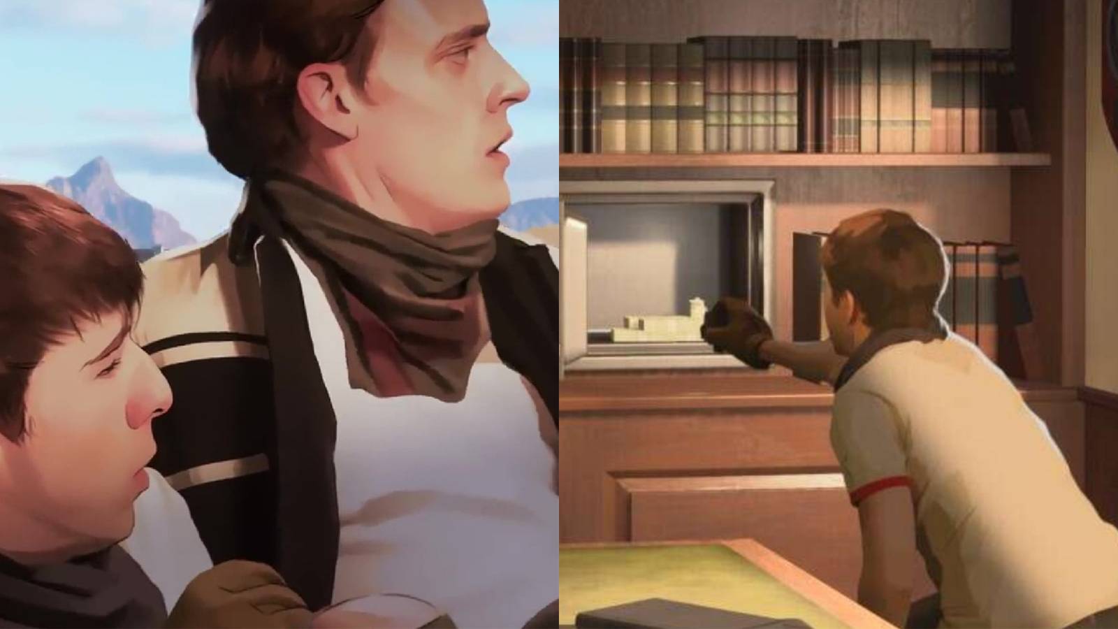 As Dusk Falls Safe Code Collage Jay And Safe