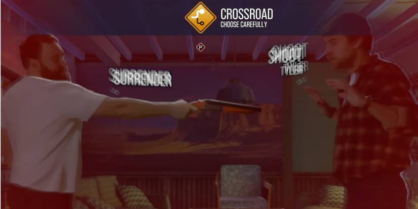 As Dusk Falls Surrender or Shoot will determine who holds the gun as the Chapter ends