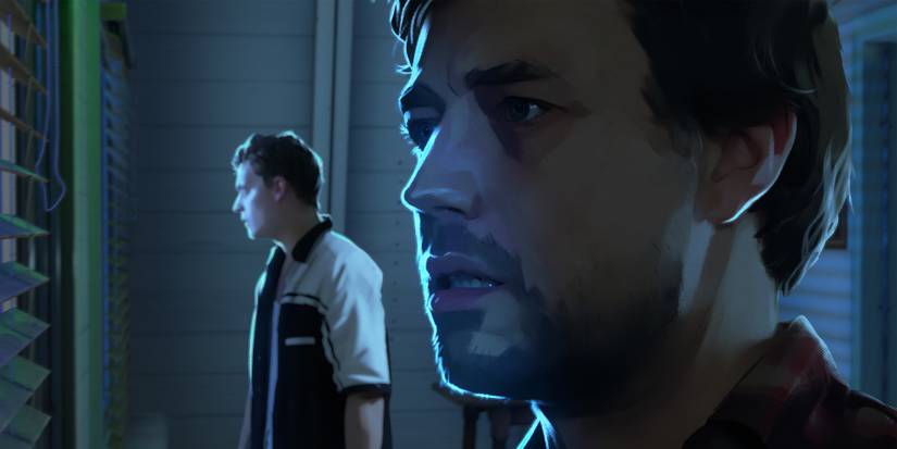 As Dusk Falls Tyler Looking Out Window