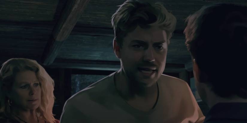 As Dusk Falls Tyler Yelling At Jay At The Cabin