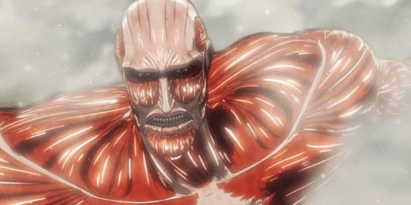 Bertholdt's Colossal Titan in Attack On Titan