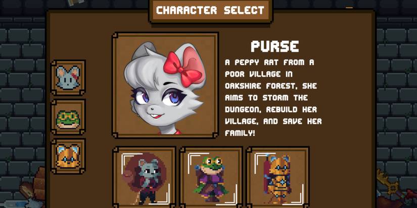 Backpack Hero - Character Select Screen