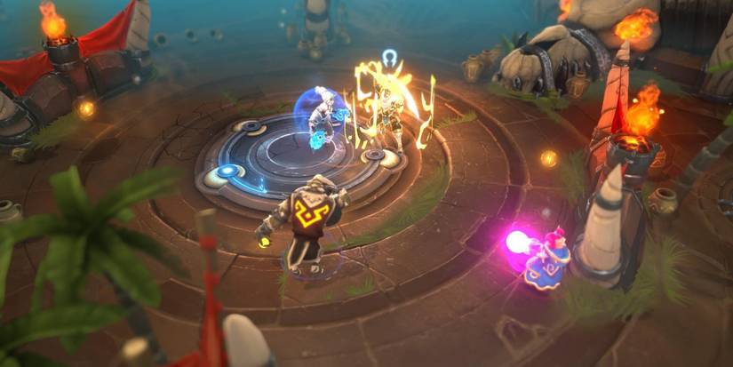 characters fighting in Battlerite