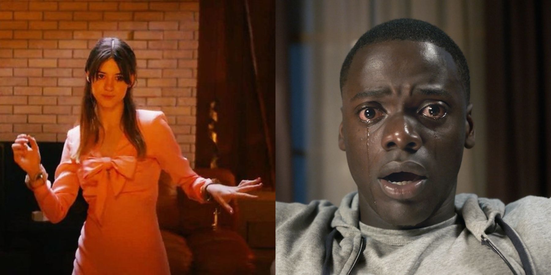 Split image of Noa in Fresh and Chris in Get Out