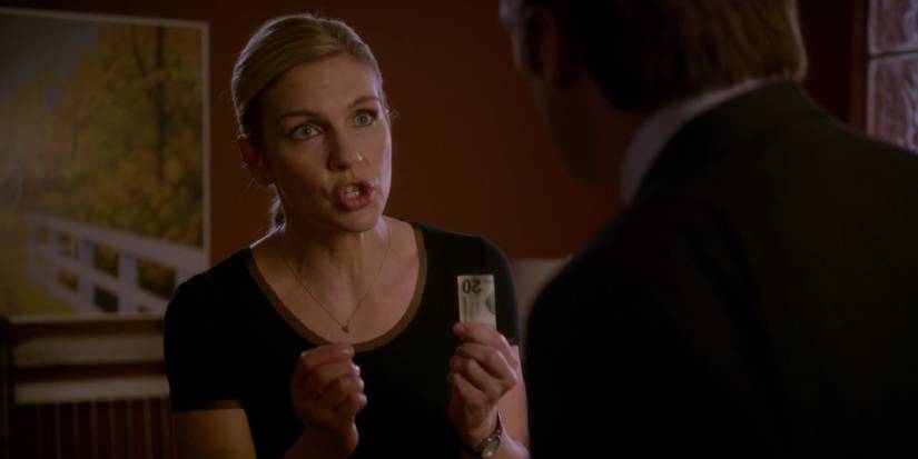 Kim holding Jimmy's $20 bill in Better Call Saul
