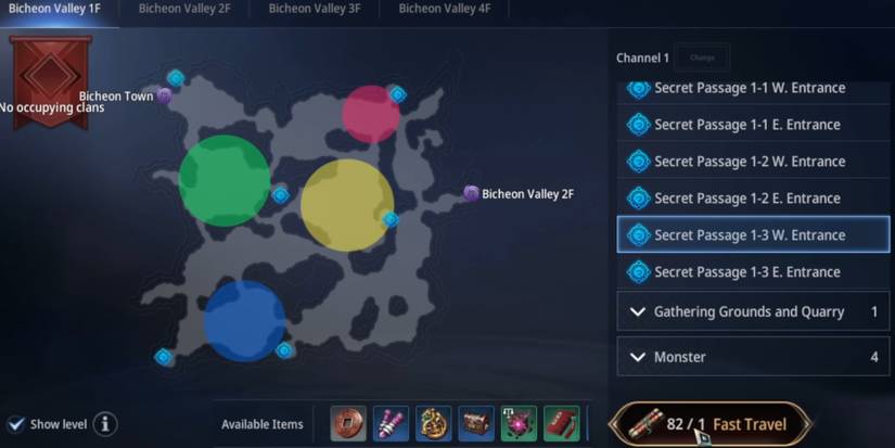 Bicheon Valley Secret Passage