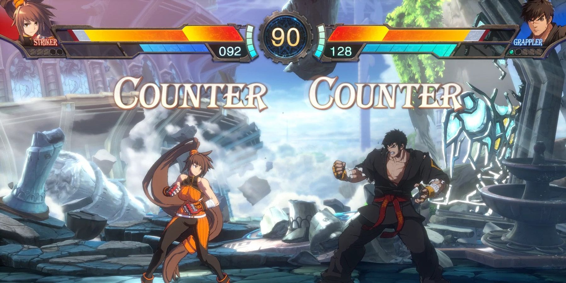 Both DNF fighters doing a Counter