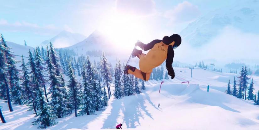 snowboarder in Carve Snowboarding