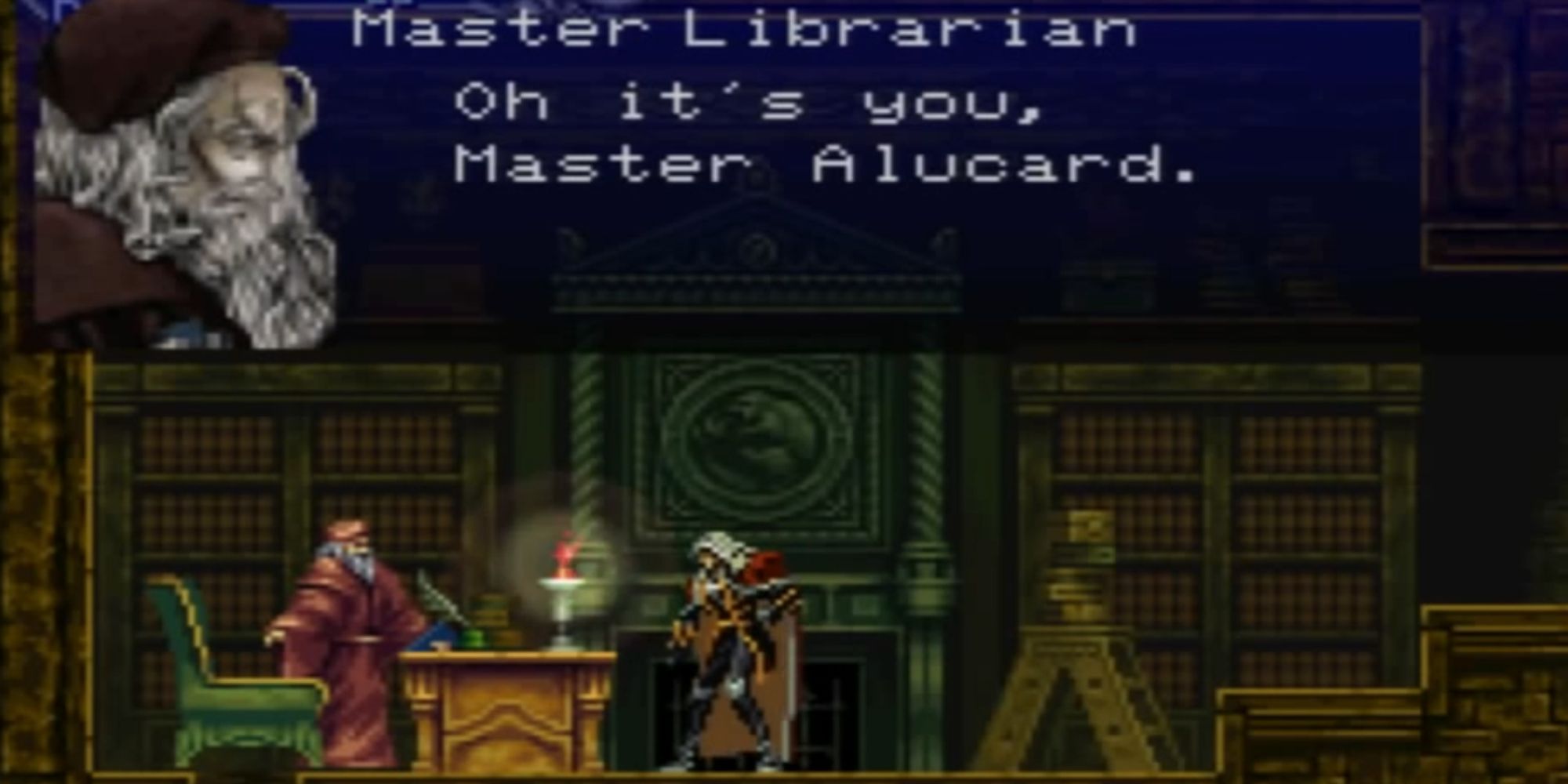 Castlevania Symphony of the Night Librarian