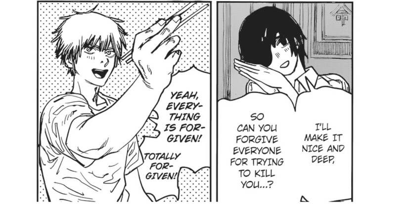 Chainsaw Man Denji Forgives Himeno