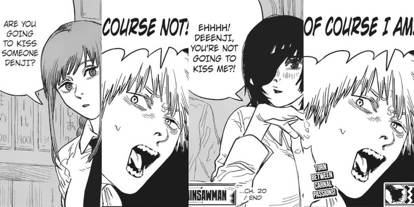 Denji bersama Himeno di Chainsaw Man