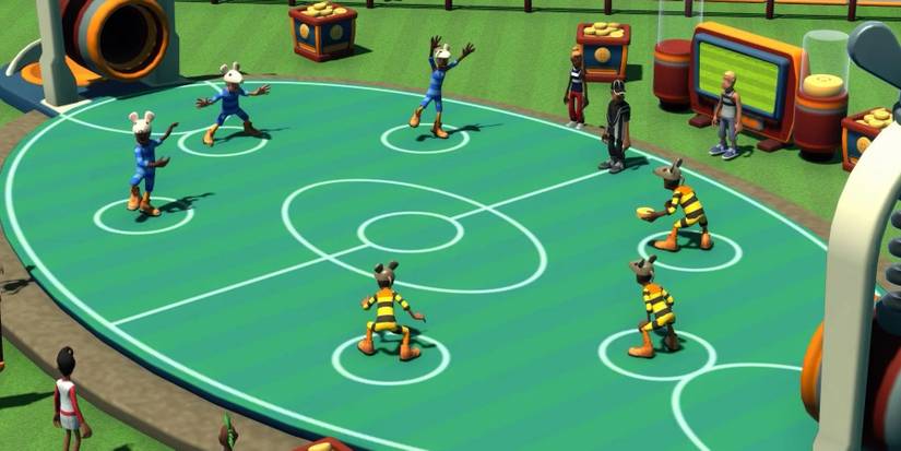 Cheeseball Match Event in Two Point Campus