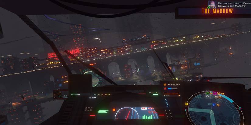 Cloudpunk - sitting in the Driver Seat