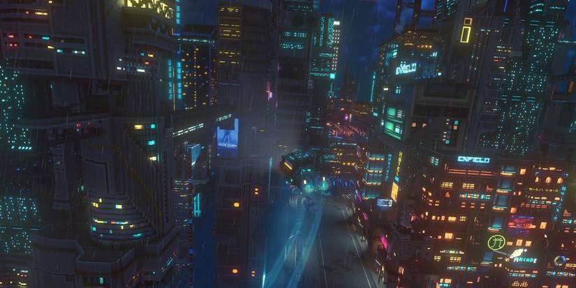 Cloudpunk - Making a Turn in the city