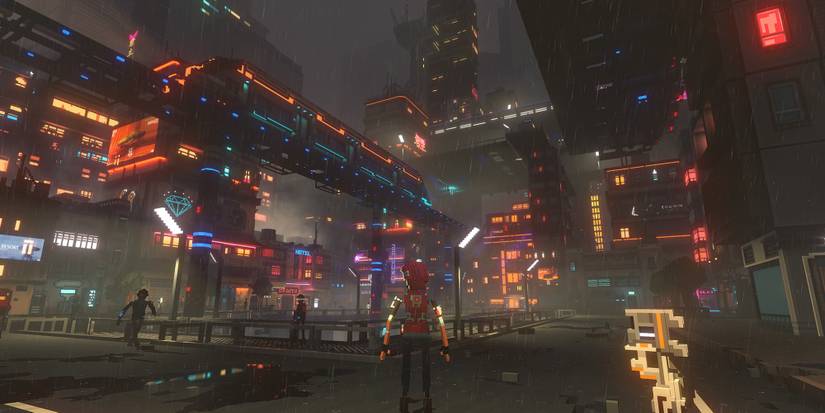 Cloudpunk - Walking around the place