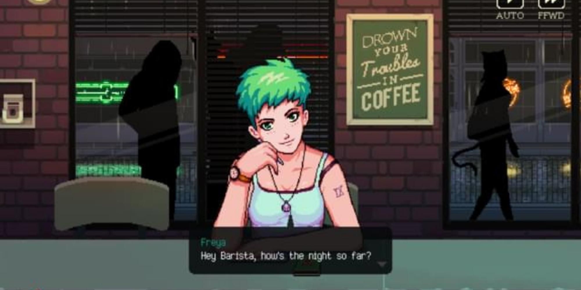 Freya in Coffee Talk