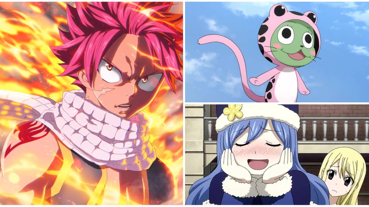 Screenshots from Fairy Tail episodes
