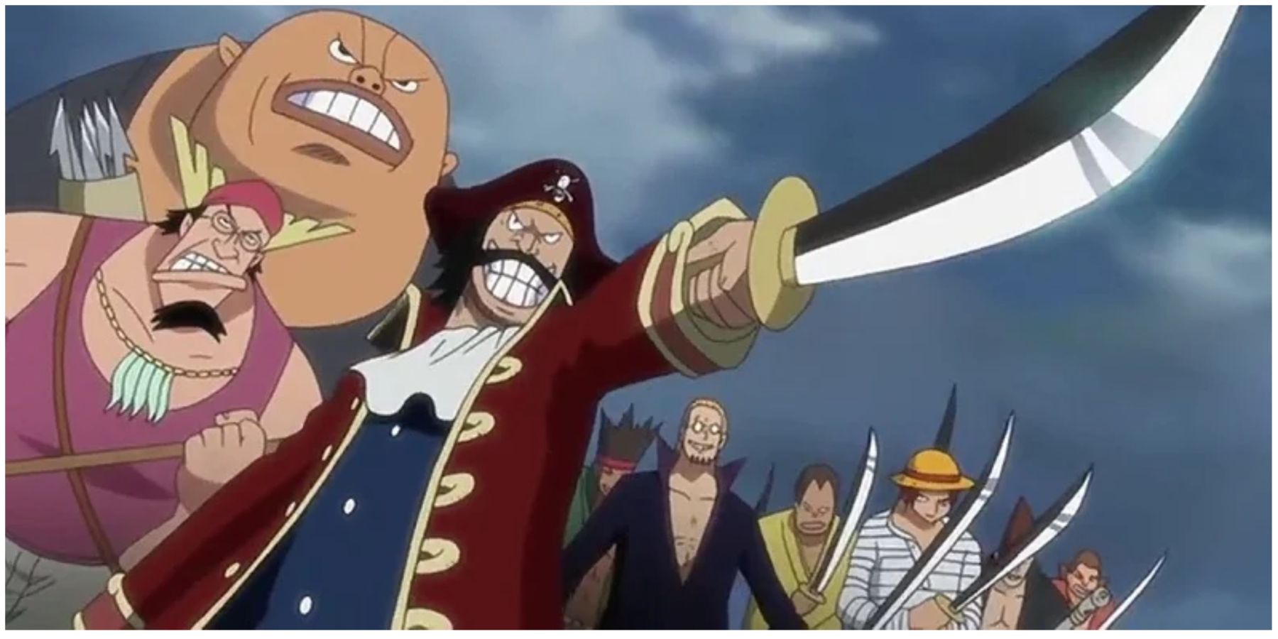 Shanks & The Roger Pirates Battling Shiki In One Piece