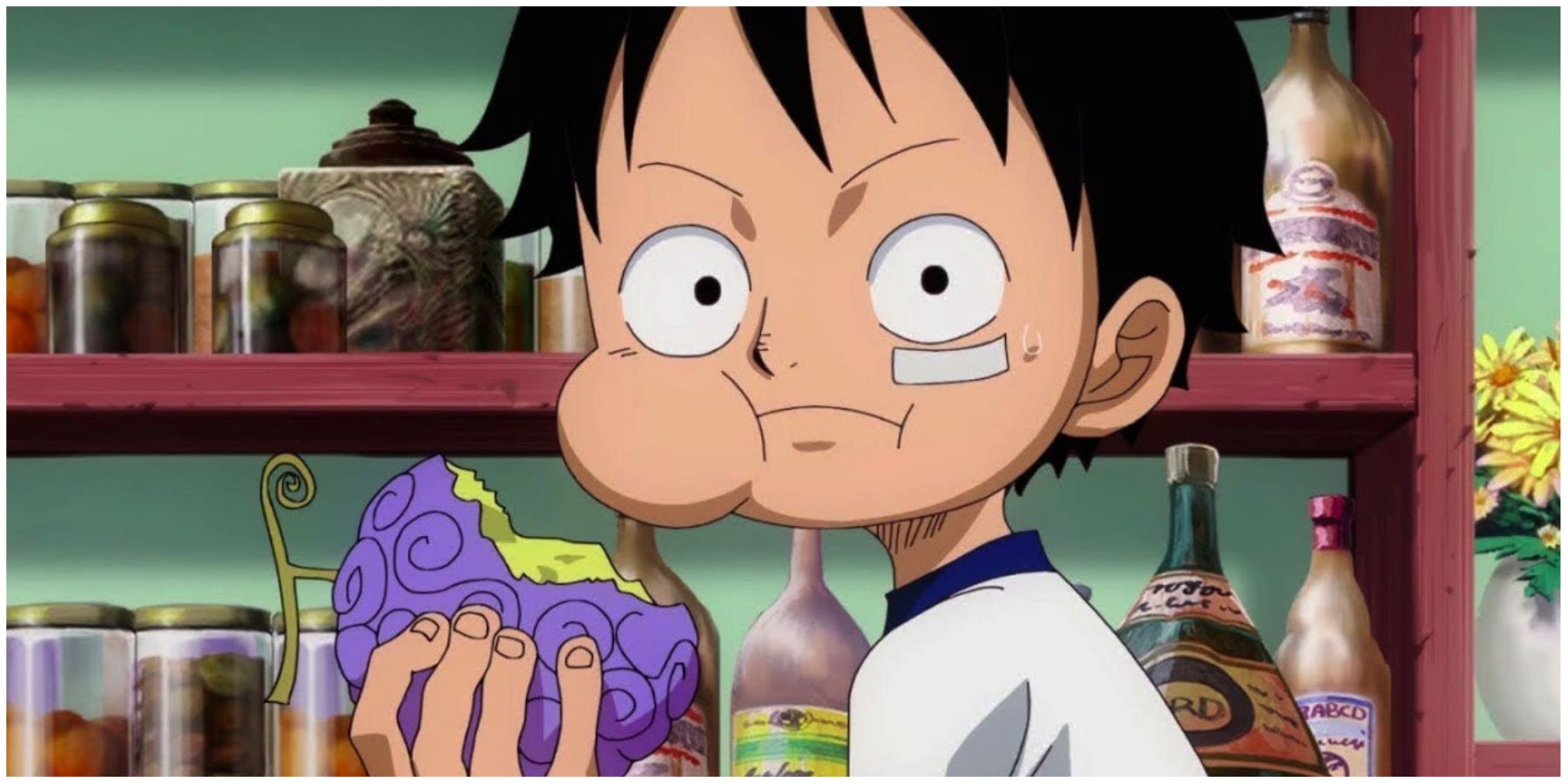 Luffy Eating The Gum-Gum Fruit