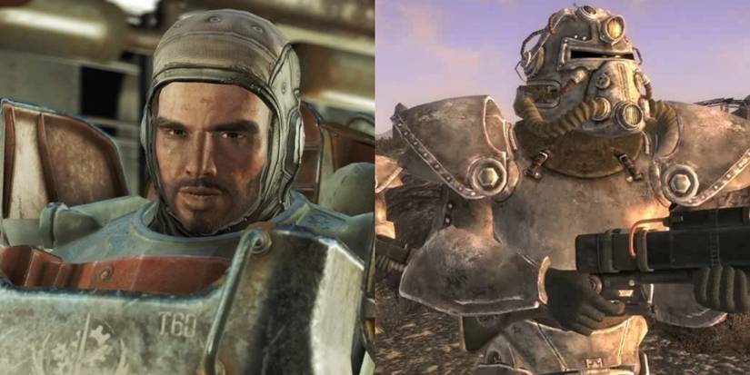 Split image of Paladin Danse and western Brotherhood.
