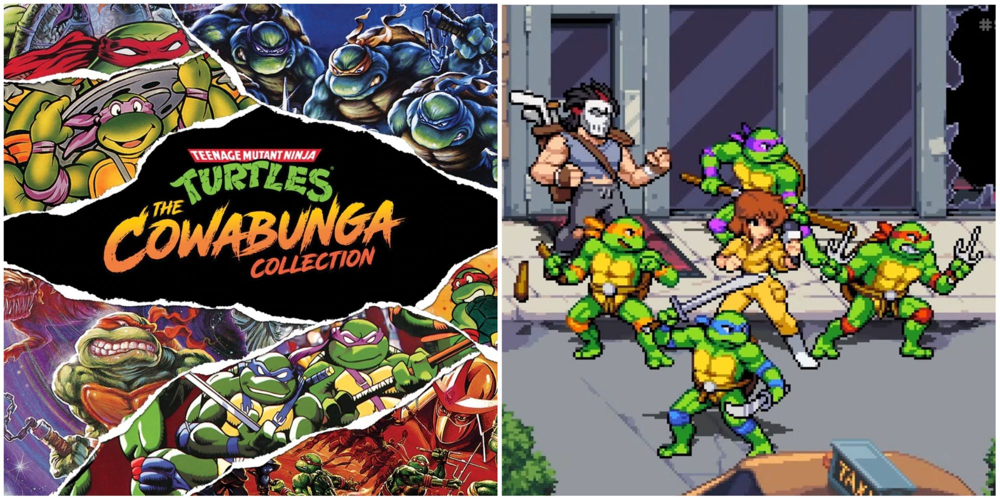 Teenage Mutant Ninja Turtles Cowabunga Collection & Shredders Revenge Gameplay