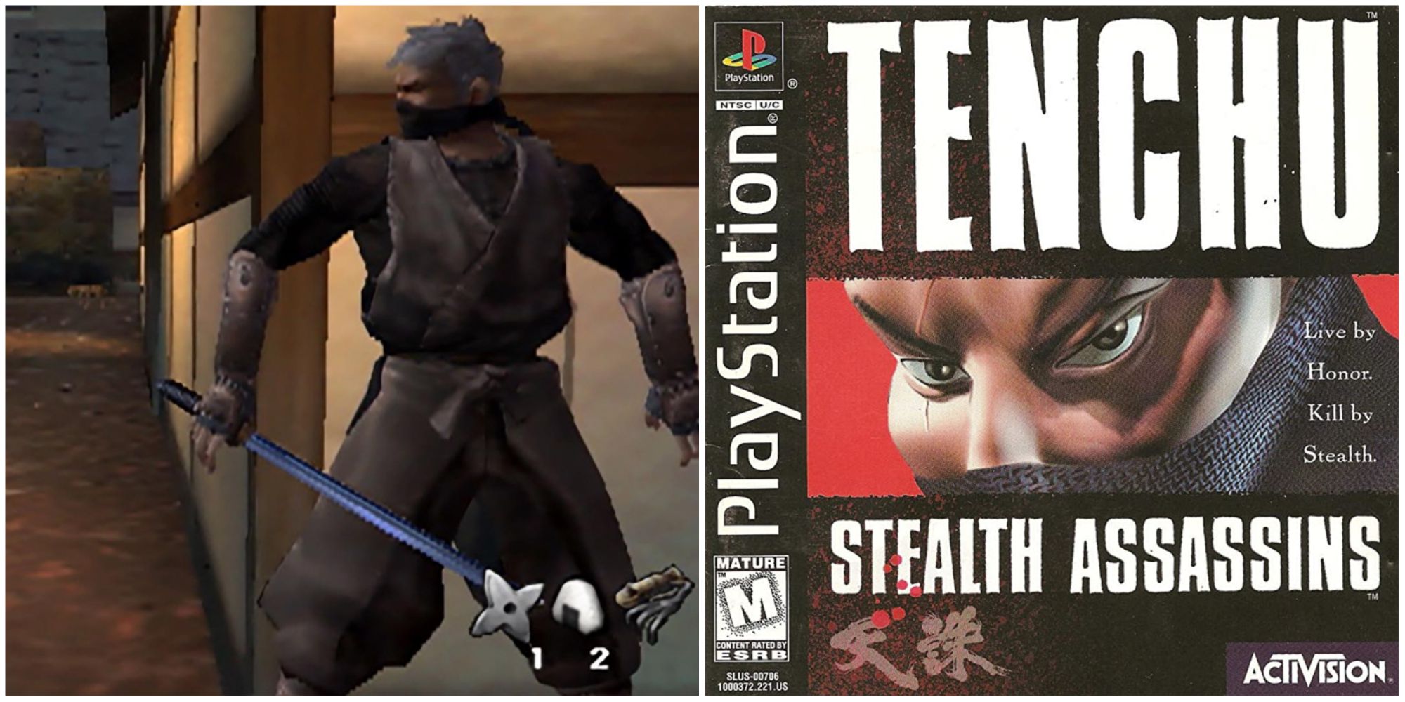 Tenchu Gameplay, Tenchu Stealth Assassins Box Art